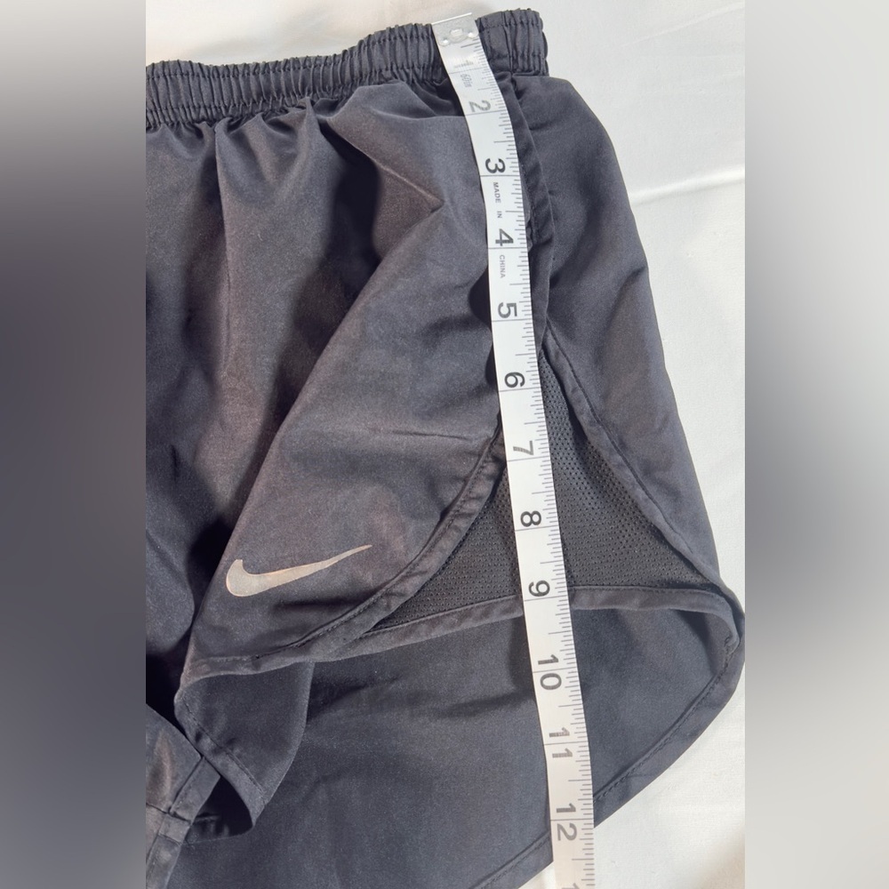 Nike Women's Black Running Shorts. Dri-fit.  Size large - Picture 3 of 4